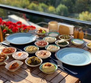 Turkce Meze Terrace Suites Otel Sutluce Istanbul